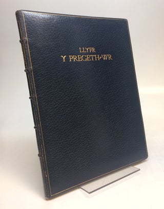 Item #238001 Llyfr y Pregeth-Wr (Welsh text of the Book of Ecclesiastes). ECCLESIASTES