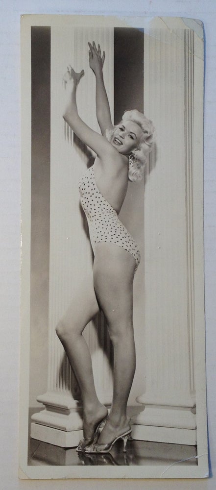 Item #238140 Typed Letter Signed on a Postcard. Jayne MANSFIELD, 1933 - 1967.