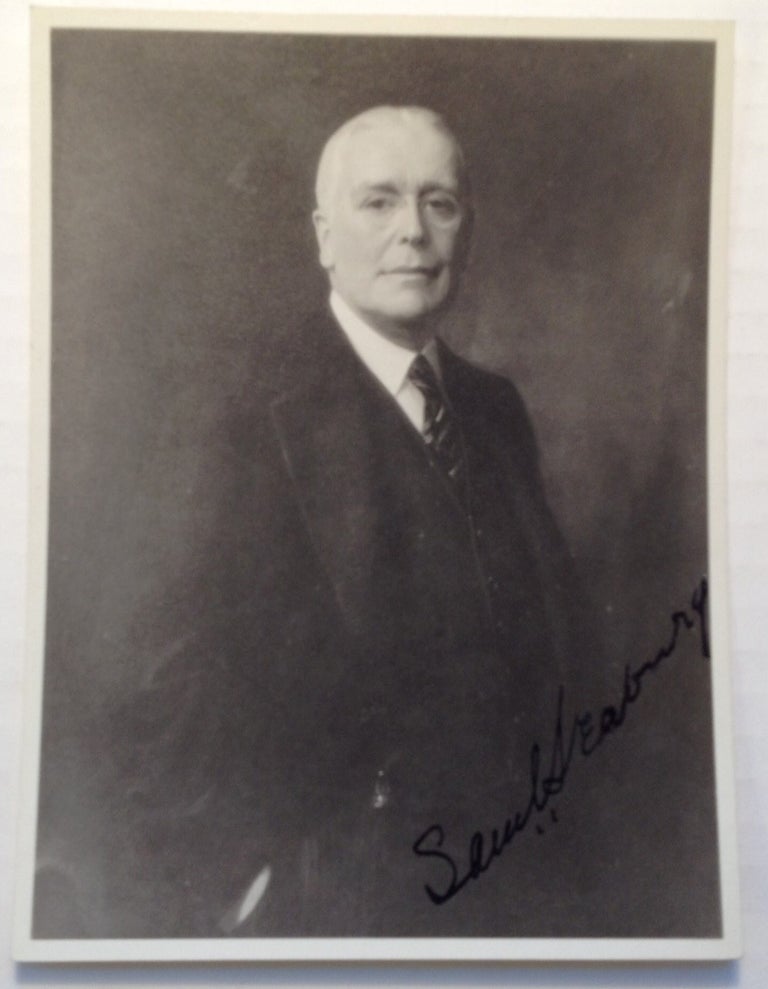 Item #238202 Signed Photograph. Samuel SEABURY, 1873 - 1958.