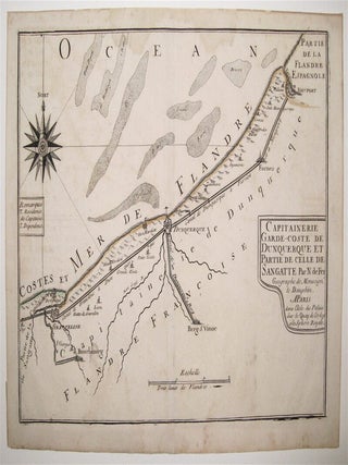 Item #239457 Capitainerie garde-coste de Dunquerque et partie de celle de Sangatte. Nicolas de FER