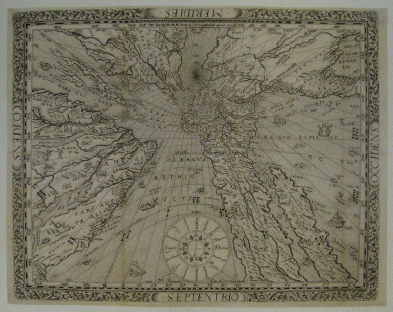Item #239576 [Sundial Projection World Map]. Franz RITTER.