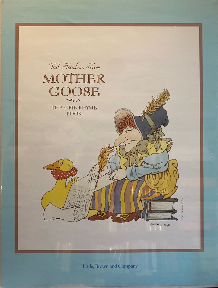 Item #241454 Poster: Tail Feathers From Mother Goose. Maurice SENDAK.