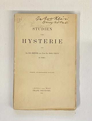 Item #241491 Studien uber Hysterie. Joseph BREUER, Sigmund FREUD