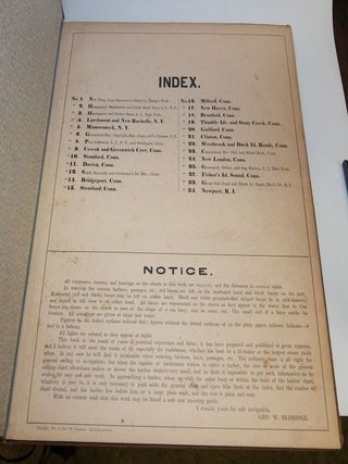 George W. Eldridge's Book of Habor Charts, New York to Newport.
