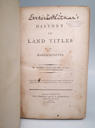 The History of Land Titles in Massachusetts