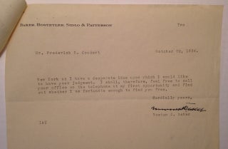 Typed Letter Signed