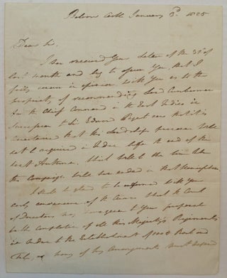 Item #245723 Autographed Letter Signed "Frederick". FREDERICK - Duke of York, Albany