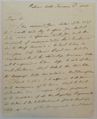 Item #245723 Autographed Letter Signed "Frederick" FREDERICK - Duke of York, Albany, 1763 - 1827