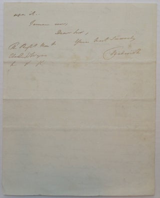 Autographed Letter Signed "Frederick"