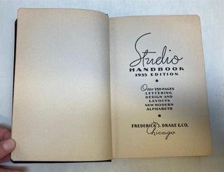 Studio Handbook, 1935 Edition