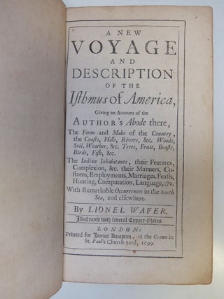 A New Voyage and Description of the Isthmus of America, Giving an Account of the Author's Abode there...