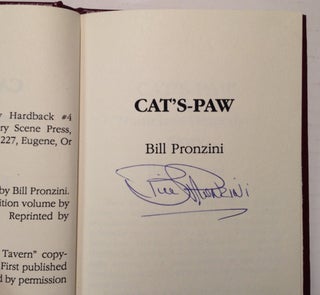 Item #246383 Cat's Paw & Incident in a Neighborhood Tavern. Bill PRONZINI