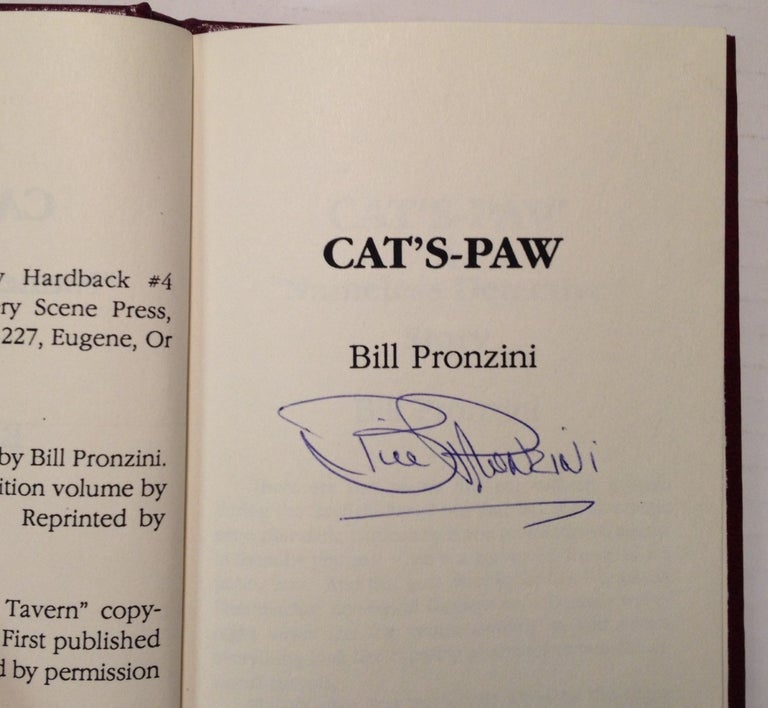 Item #246383 Cat's Paw & Incident in a Neighborhood Tavern. Bill PRONZINI.