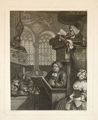 Item #247321 The Sleeping Congregation. Ernst Ludwig RIEPENHAUSEN, William after HOGARTH