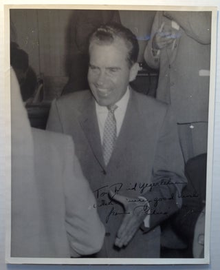 Item #248040 Signed Photograph as Vice President. Richard M. NIXON, 1913 - 1994