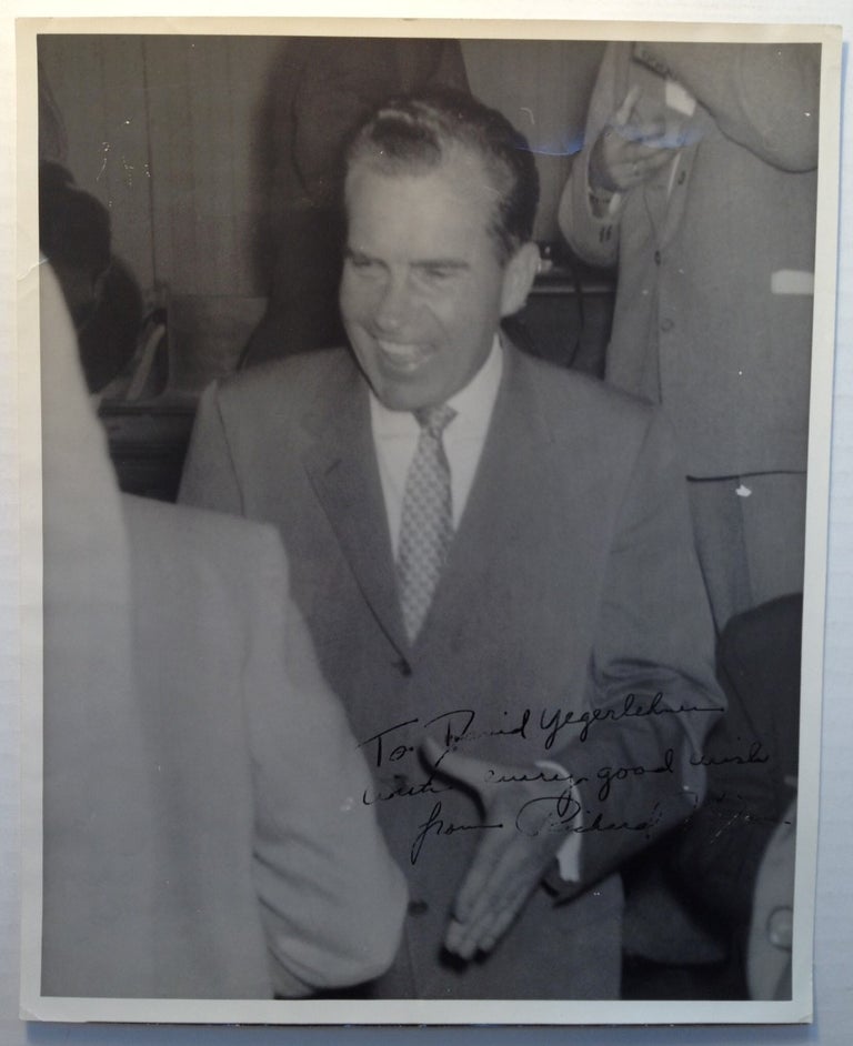 Item #248040 Signed Photograph as Vice President. Richard M. NIXON, 1913 - 1994.