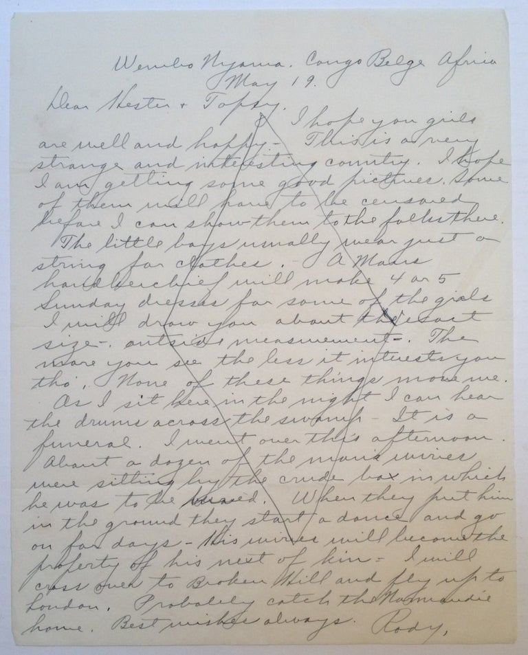 Item #248244 Autographed Letter Signed "Rody" Homer RODEHEAVER, 1880 - 1955.