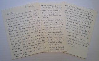 Item #248259 Lengthy Autographed Letter Signed. Jessamyn WEST, 1902 - 1984
