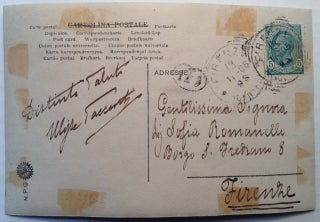 Signed Vintage Postcard