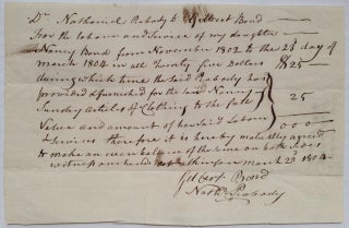 Item #249888 Autographed Document Signed. Nathaniel PEABODY, 1741 - 1823