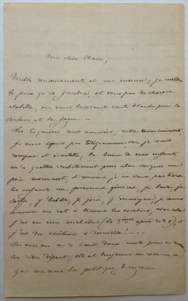 Item #249929 Autographed Letter Signed in French. Cosima Francesca Gaetana WAGNER, 1837 - 1930