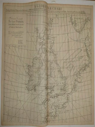 Item #250790 A Globular Chart shewing the errors of Plain, and the Deficiencyes of Mercators...