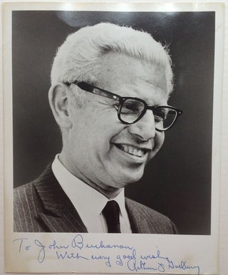 Item #250862 Inscribed Photograph. Arthur GOLDBERG