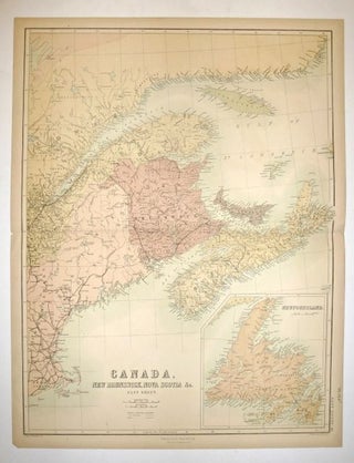 Item #252163 Canada, New Brunswick, Nova Scotia, &C. East Sheet. Adam and Charles BLACK