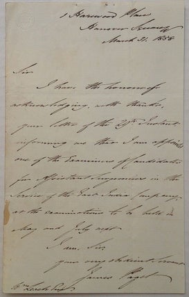 Item #253924 Autographed Letter Signed with medical content. James PAGET, 1814 - 1899