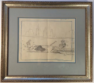 Item #254123 Framed original animation production drawing from the 1939 Betty Boop short...