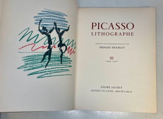 Picasso Lithographe Volume III, 1949-1956.
