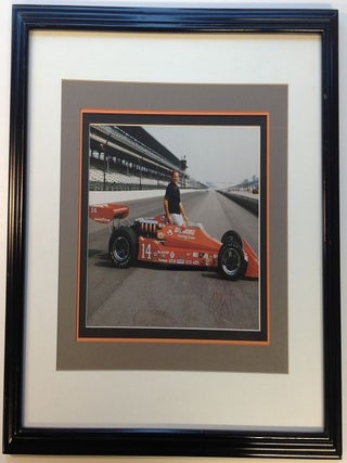 Item #255035 Framed Signed Photograph. A. J. FOYT