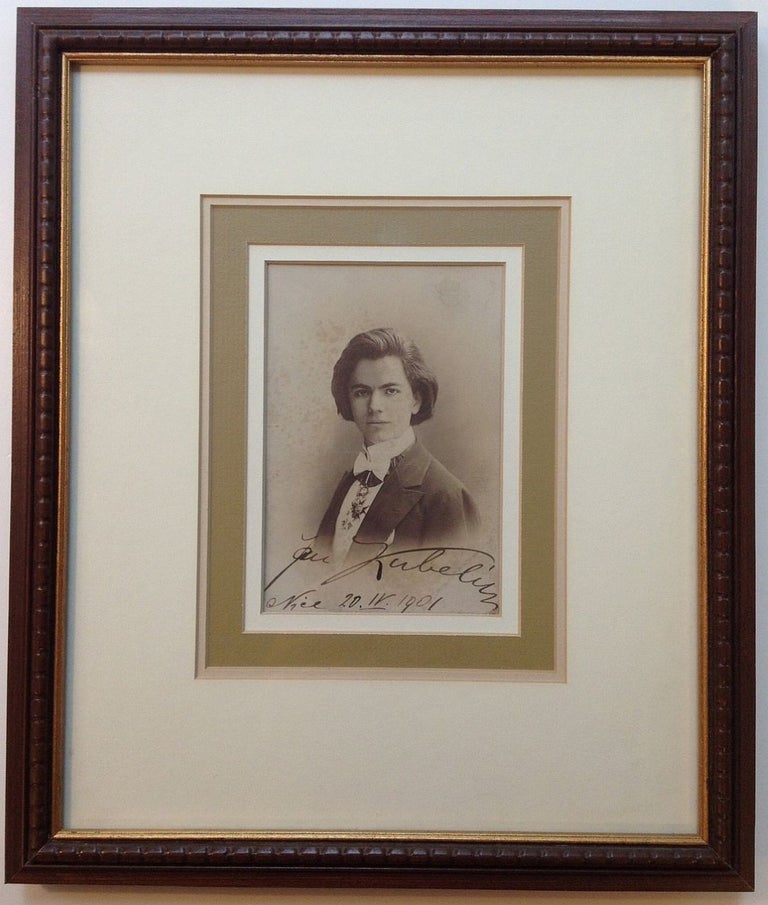 Item #255172 Framed Signed Photograph. Jan KUBELIK, 1880 - 1940.