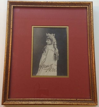 Item #255176 Framed Signed Photograph. Geraldine FARRAR