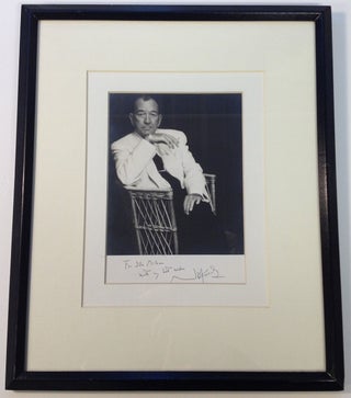 Item #255299 Framed Inscribed Photograph. Noel COWARD, 1899 - 1973