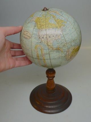 Item #255308 New Six Inch Terrestrial Globe. RAND MCNALLY, CO