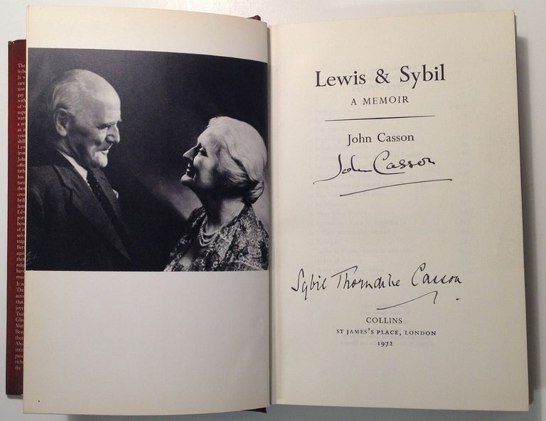 Item #255708 Lewis & Sybil: A Memoir. John CASSON.