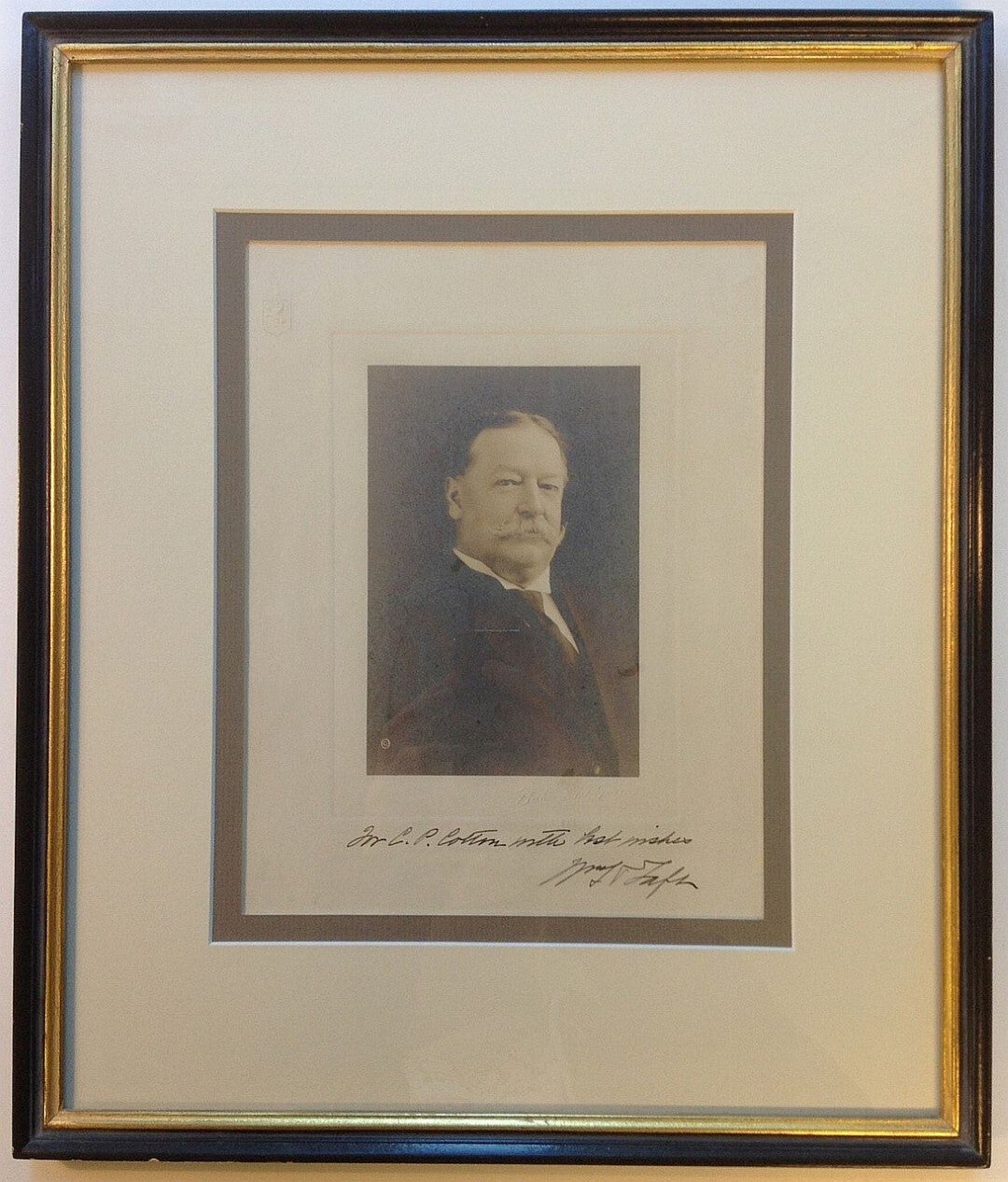 Framed Inscribed Photograph | William Howard TAFT