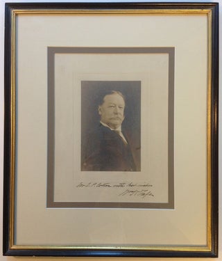 Item #256382 Framed Inscribed Photograph. William Howard TAFT, 1857 - 1930