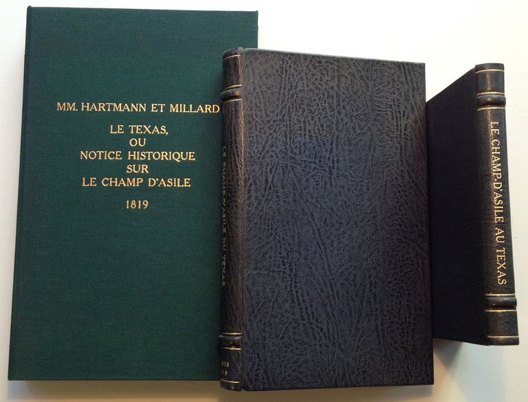 Item #256422 All three of the most important contemporary accounts of the Champ d'Asile colony sold together. FRENCH COLONY OF CHAMP D'ASILE IN TEXAS.