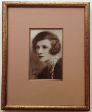 Item #256802 Framed Signed Photograph. Gladys COOPER, 1888 - 1971
