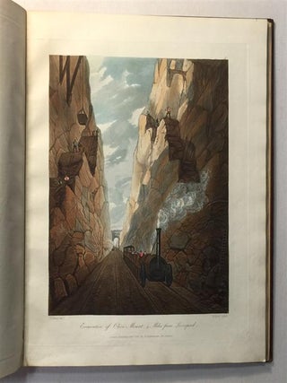 Coloured Views on the Liverpool and Manchester Railway, with a Plate of the Coaches, Machines, &c.; From Drawings Made on the Spot by Mr. T.T. Bury.