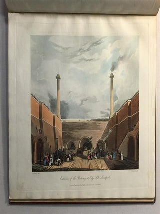 Coloured Views on the Liverpool and Manchester Railway, with a Plate of the Coaches, Machines, &c.; From Drawings Made on the Spot by Mr. T.T. Bury.