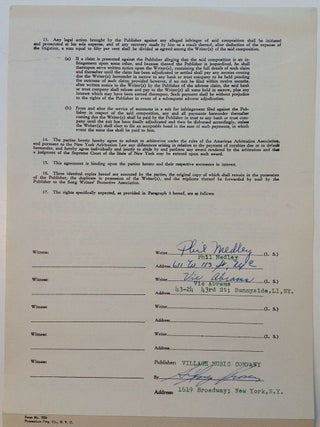 Signed Contract