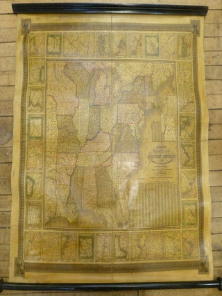 Item #260312 Mitchell's National Map of the American Republic or United States of North America....