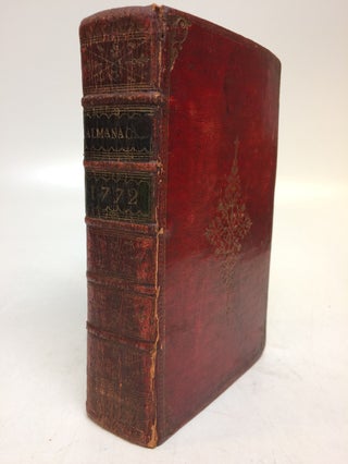 Item #260710 Collection of 12 Almanacs, bound in one volume, all from the year 1772, being the...