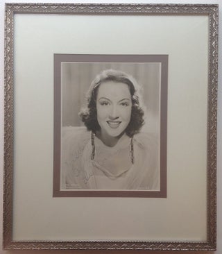 Item #260730 Framed Inscribed Vintage Photograph. Ethel MERMAN, 1908 - 1984