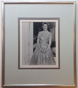 Item #260759 Framed Signed Photograph. Ingrid BERGMAN, 1915 - 1982
