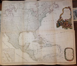 Item #261175 A New Map of North America with the West India Islands. Divided according to the...