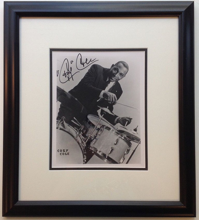 Item #261237 Framed Signed Photograph. Cozy COLE, 1909 - 1981.